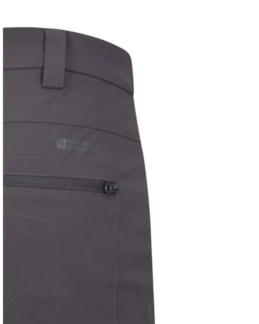 Mountain Warehouse Gray Trek Stretch Cargo Trousers for men