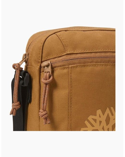 Timberland Brown Cross Body Bag With Logo for men