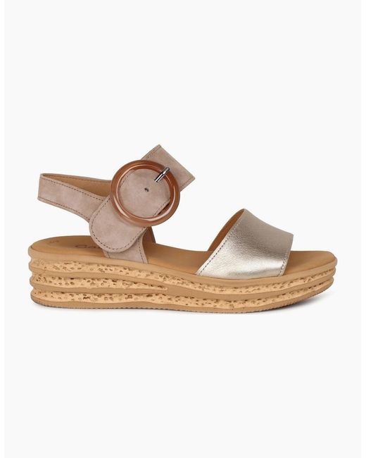 Gabor Brown Andre Sandals