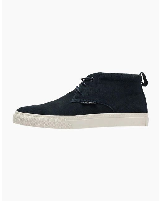 Ben Sherman Blue Parkway Suede Boots for men