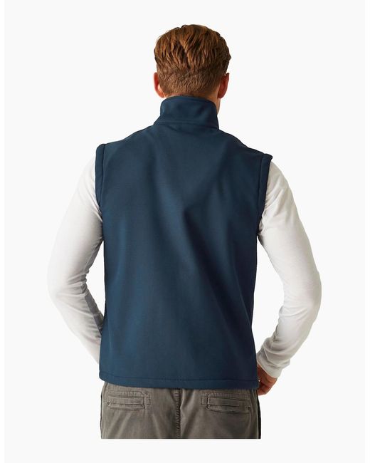 Regatta Blue Professional Softshell 2 Layer Body Warmer for men