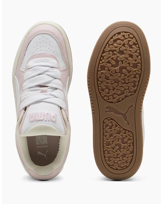 PUMA White Park Luna Low Top Trainers