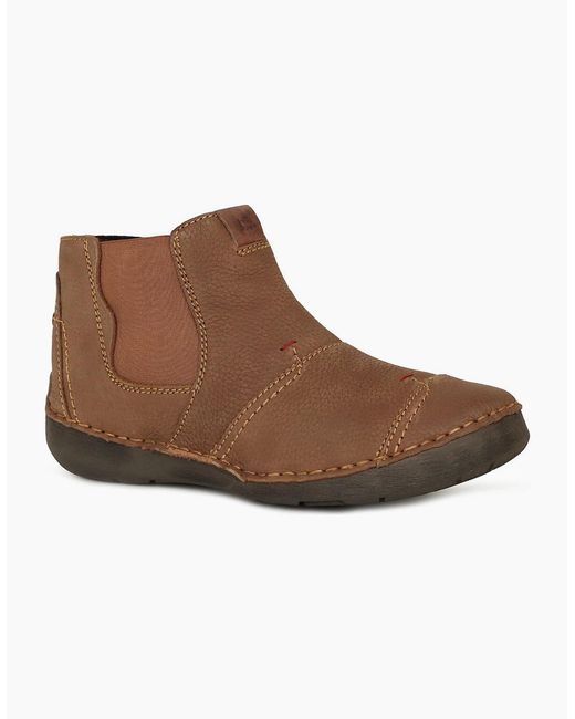 Josef Seibel Brown Fergey 55 Ankle Boots