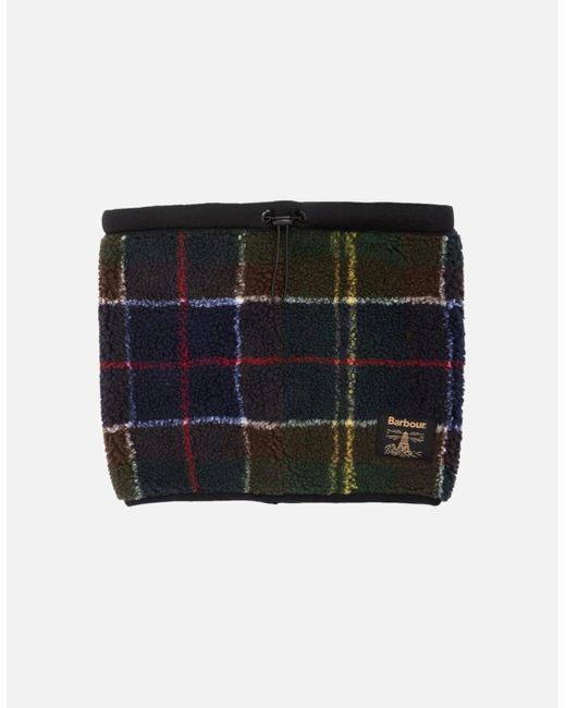 Barbour Black Field Fleece Tartan Snood Tn11 Classic Tartan for men