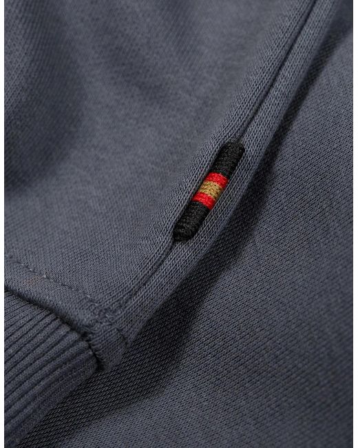 Luke 1977 Blue Luke1977 Sydney 1/4 Zip Sweatshirt for men