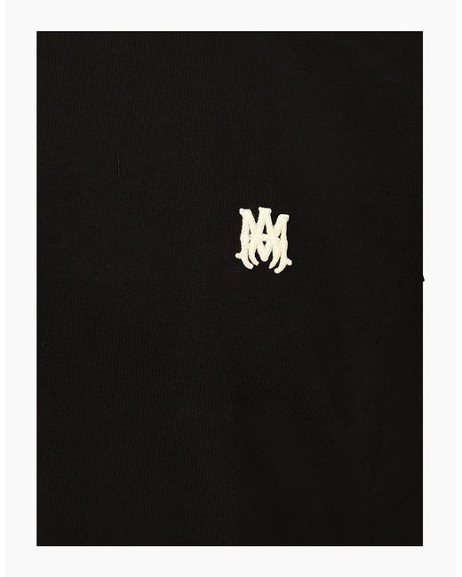 Amiri Black Ma Logo Skater T-Shirt for men