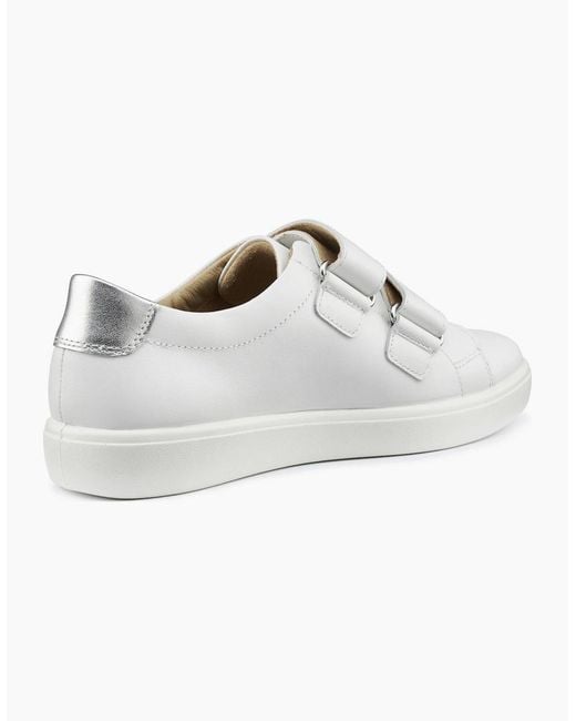 Hotter White Wave Extra Wide Trainers