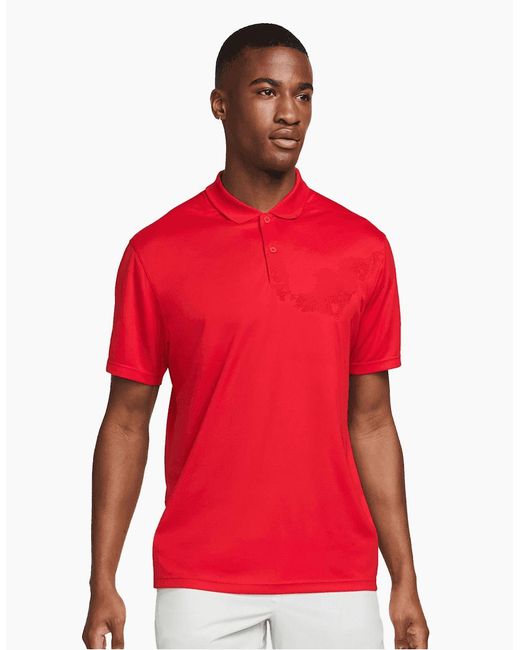 Nike Red Victory Dri-Fit Polo Shirt for men