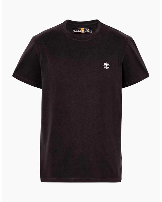 Timberland White T Shirts Classic Logo Summer Crew Neck Dunstan River Tops New for men