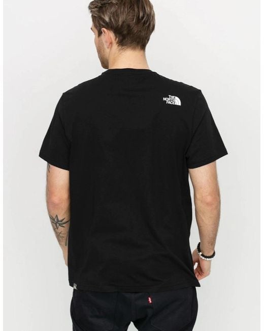 The North Face Black Simple Dome Short Sleeve T-Shirt for men