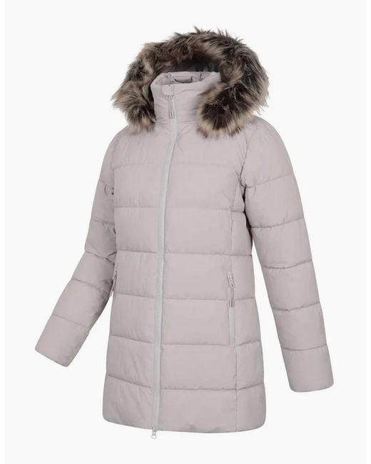 Mountain Warehouse Pink Ladies Nola Long Padded Jacket