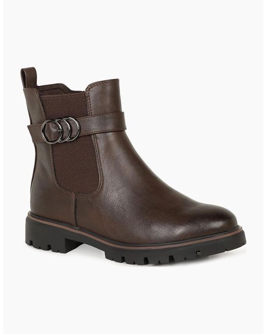 Marco Tozzi Brown Burgos Chelsea Boots
