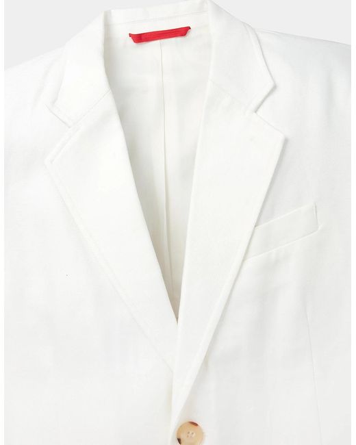 aubi White Axholme Jacket for men