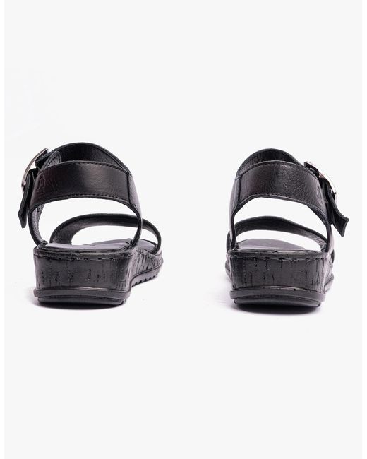 Hush Puppies Black Ellie Sandals
