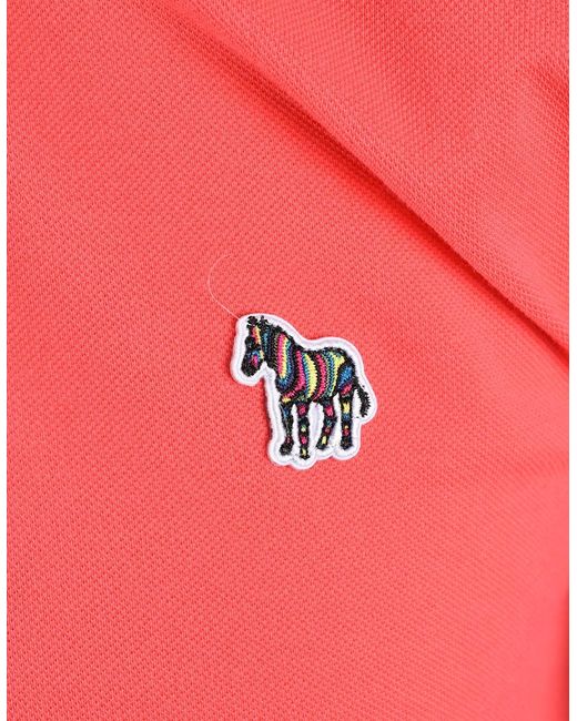 Paul Smith Red Reg Fit Polo Dark for men