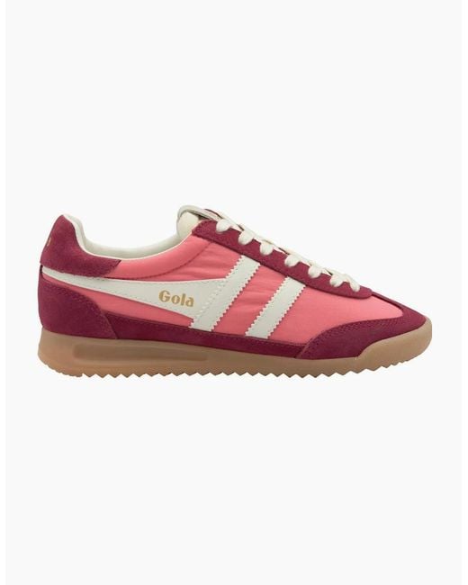 Gola Red Firefly Trainer-Bubblegum/Cerise/Off