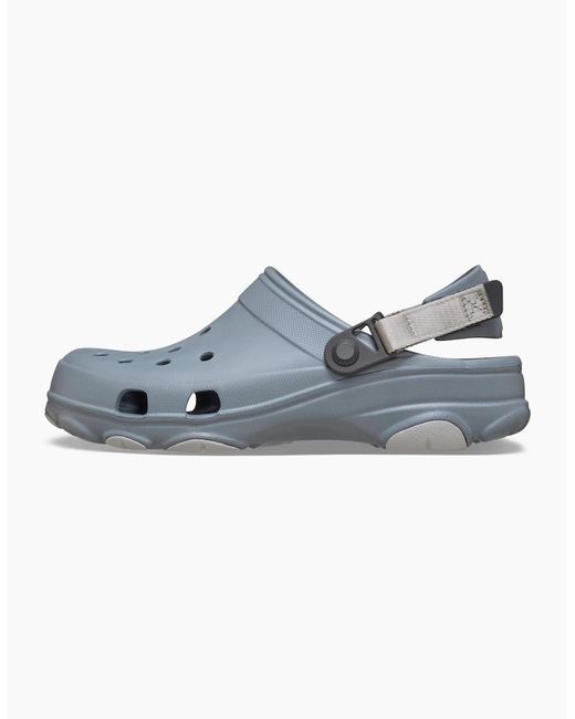 CROCSTM Blue All-Terrain Eva Concrete Clogs for men