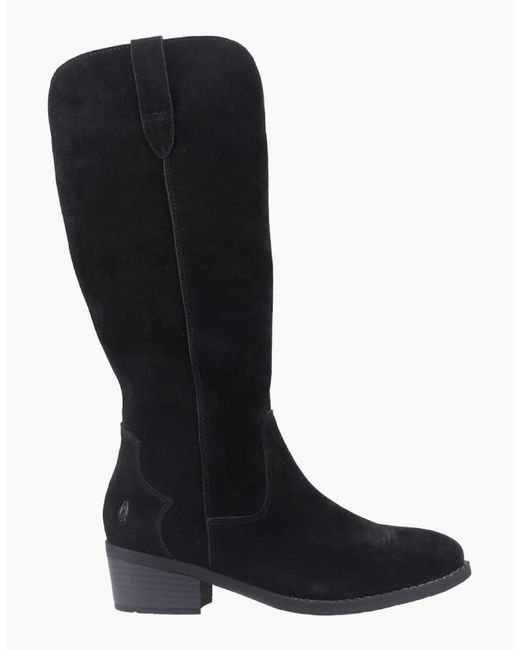 Hush Puppies Black Isabella Knee High Boots