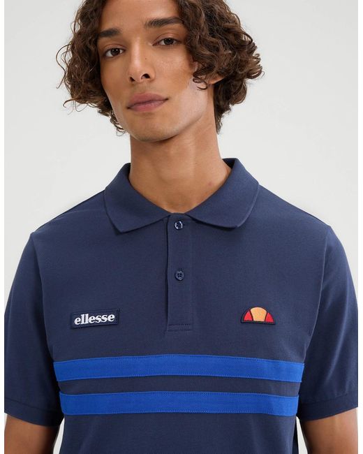Ellesse Blue Muccia Polo for men