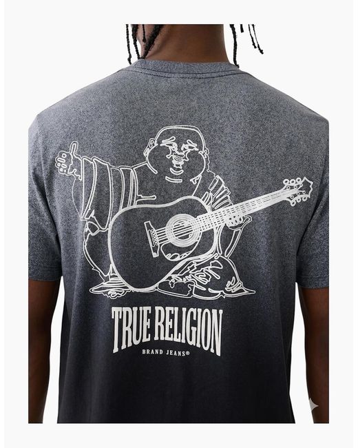True Religion Blue 109300 T Shirts for men