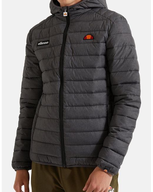 Ellesse Gray Lombardy Padded Jacket for men