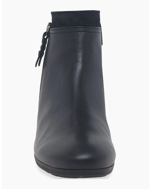 Gabor Black Briano Ankle Boots