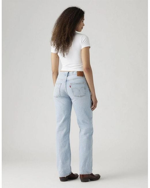 Levi's Blue 501 90S Straight Leg Jeans
