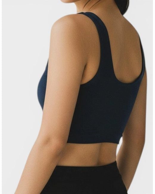 Nike Blue Yoon Light-Support Lightly Lined Sports Bra