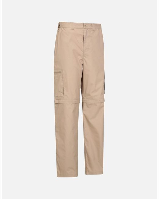Mountain Warehouse Natural Explore Convertible Trousers for men