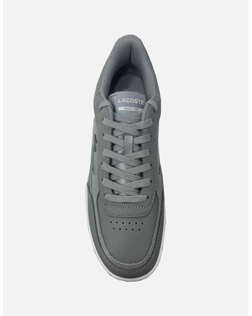 Lacoste Gray L001 Ace Leather Trainers for men