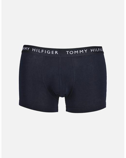 Tommy Hilfiger Red 3-Pack Premium Essential Logo Boxer Trunks for men