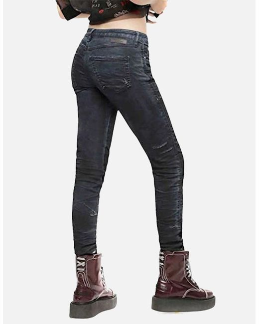 DIESEL Black Gracey Ne 069Cg Denim Jeans Skinny Leg Casual Sweat Jogg Pants New