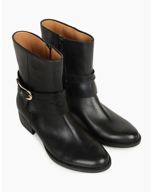 Gabor Black Ginger Ankle Boots