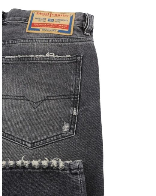DIESEL Gray 1995 D-Sark Faded Denim Pants for men