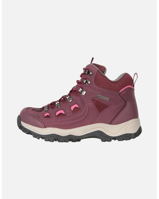Mountain Warehouse Purple Ladies Adventurer Waterproof Walking Boots