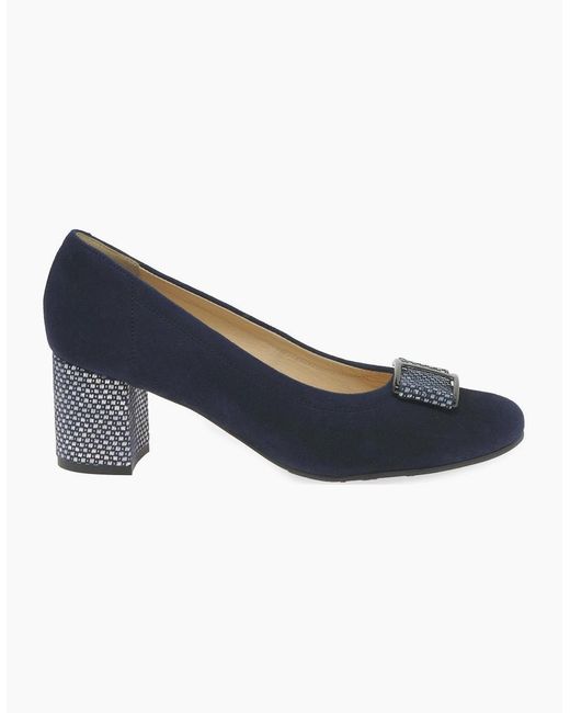 Bioeco Blue Daphne Court Shoes