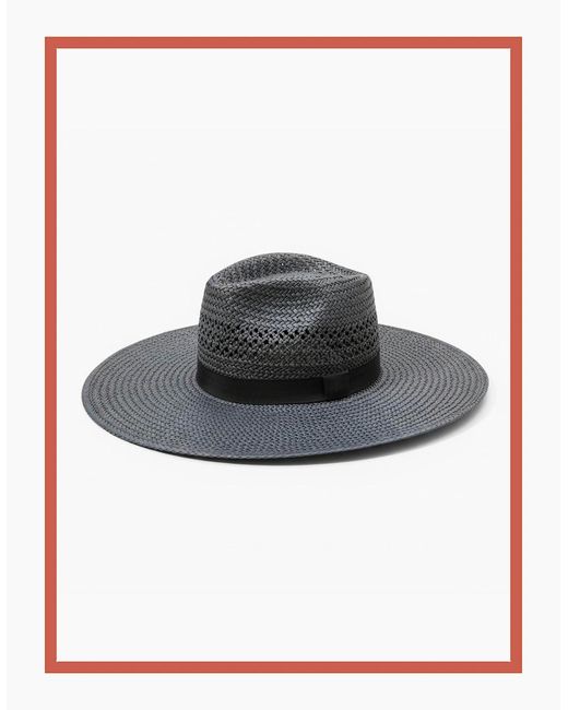 Nooki Design Black Beth Oversized Fedora Hat