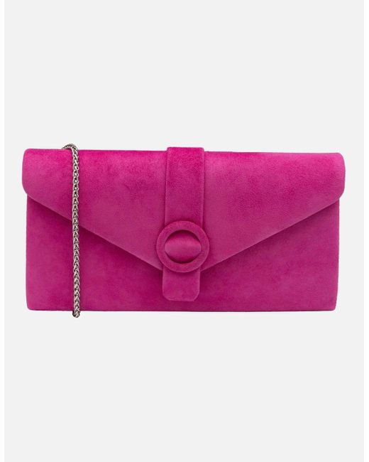Lotus Pink Clarinda Clutch Bag