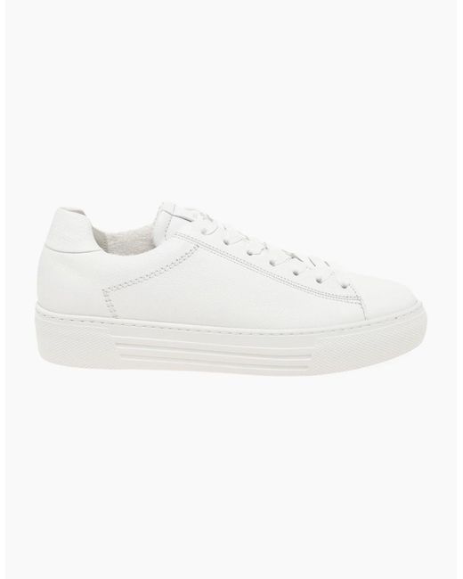 Gabor White Camrose Trainers