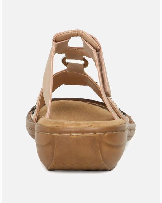 Rieker White Radiance Sandals