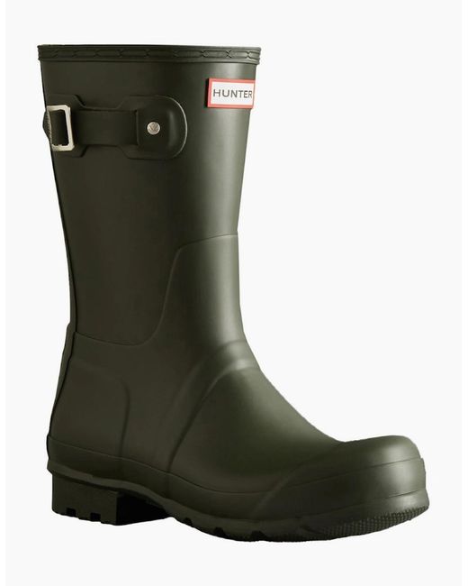 Hunter Green Original Short Wellingtons for men