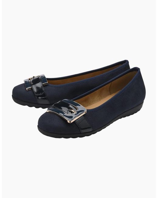Lotus Blue Tandy Pumps
