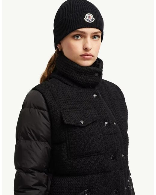 Moncler Blue Archive Logo Hat for men