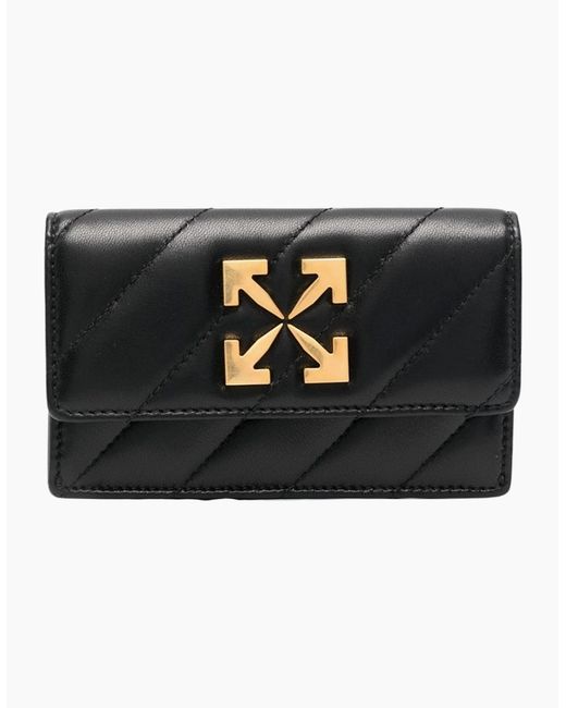 Off-White c/o Virgil Abloh Black Jackhammer Flat Card Case