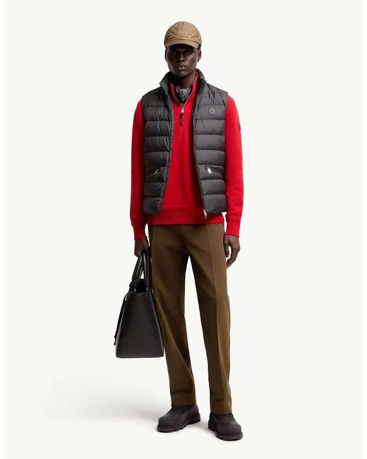 Moncler Blue Treompan Gilet for men