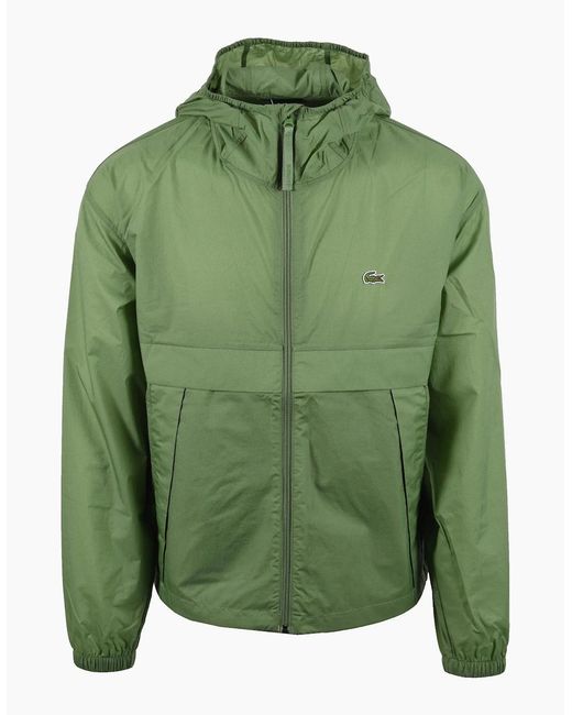 Lacoste Green Lightweight Jacket for men