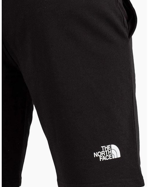The North Face Black Standard French Terry Shorts for men