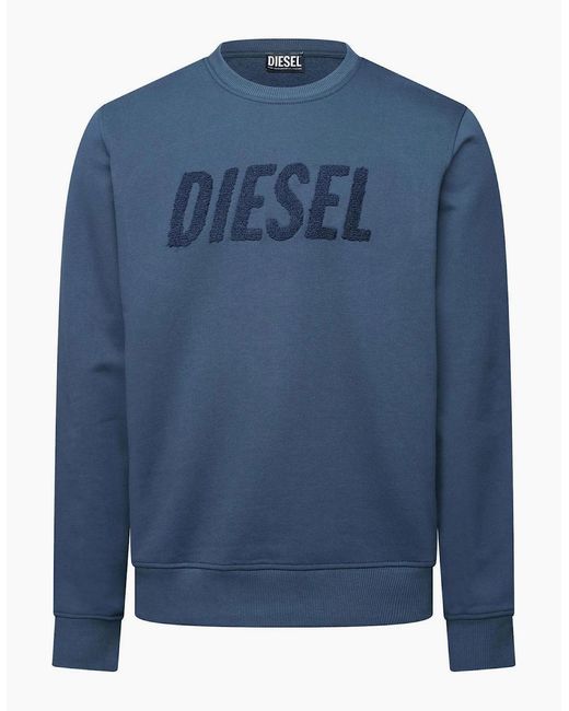 DIESEL Blue Out Sweatshirt for men
