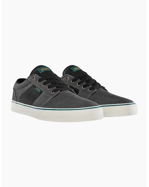 Etnies Black Barge Ls Slim Skate Trainers for men