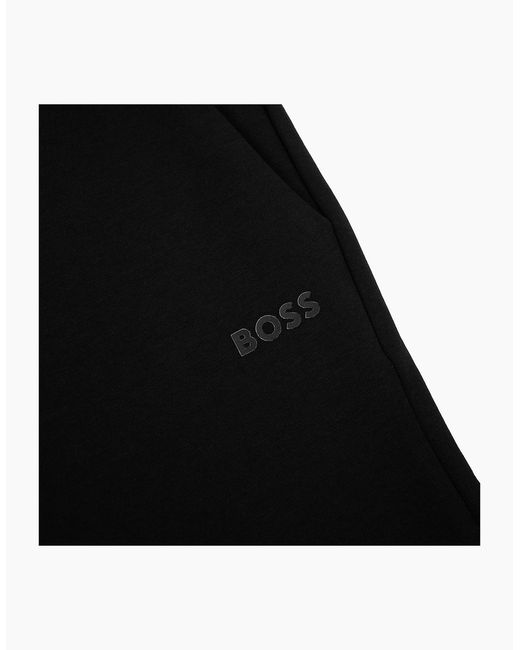 Boss Black Headlo Cotton Branded Shorts 001 for men
